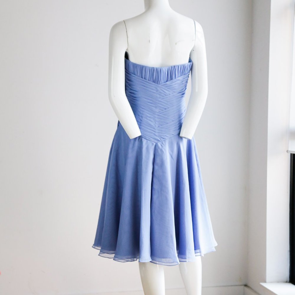 NWT Saison Blanche Pleated Boned Bodice Dress - Picture 8 of 9